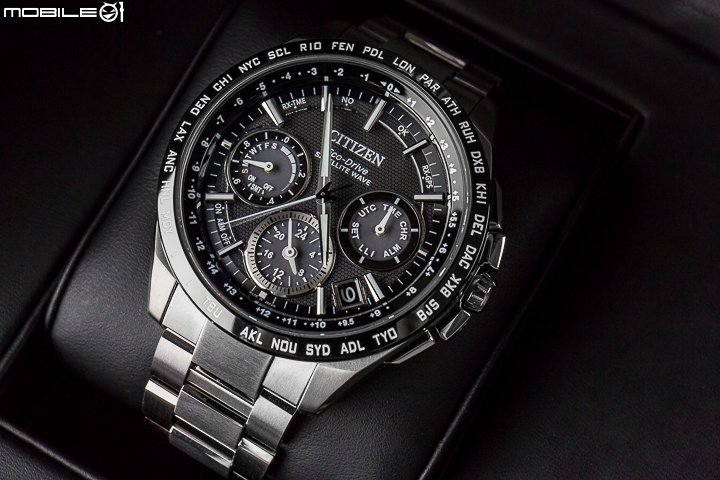 三秒對時!CITIZEN CC9015-54E 光動能GPS腕錶