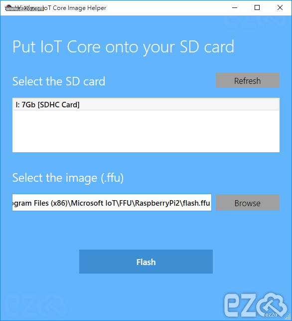 Windows 10 IoT Core 作業系統安裝 ( Raspberry Pi 2 )