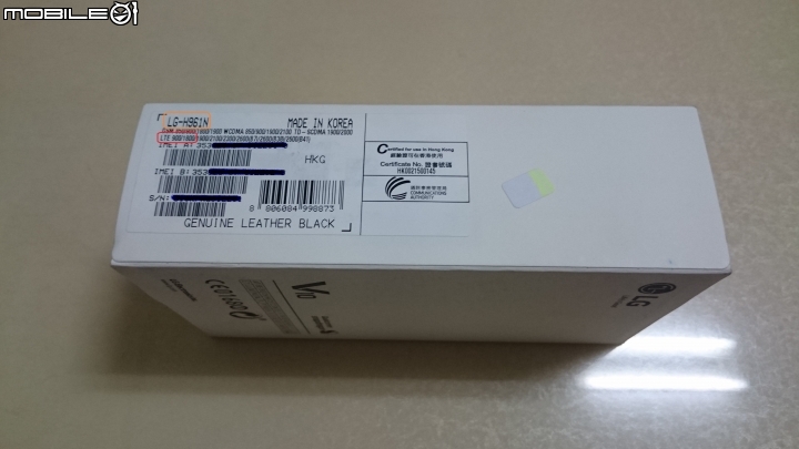 快速開箱~LG V10 香港版 雙卡雙待 真皮黑色金邊版~