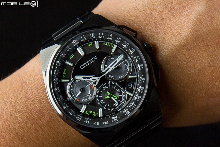 三秒對時!CITIZEN CC9015-54E 光動能GPS腕錶
