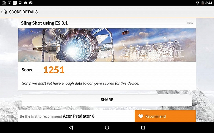 開箱-疾風大之後的首發 acer predator 8吋平板