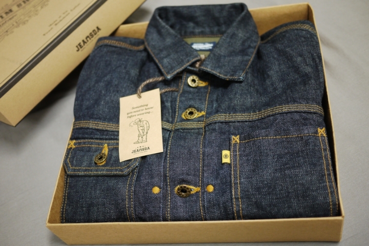 JEANSDA 初體驗 - 原色布邊丹寧工作外套 Rigid Selvedge Denim Work Jacket