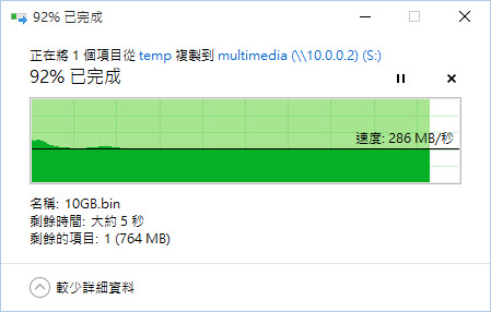 QNap TS-531P 開箱, 10G實測.