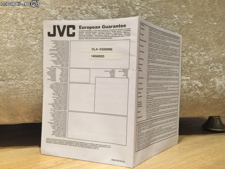 JVC DLA-X5000 微開箱分享
