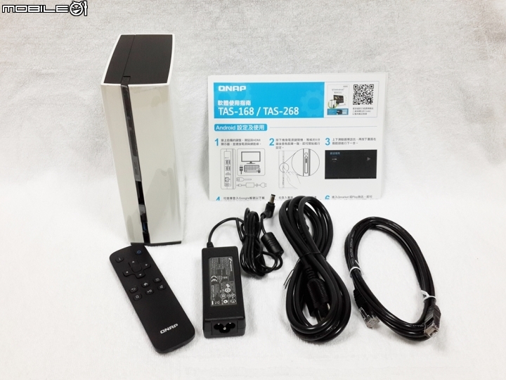 家庭影音娛樂新選擇~全球首款QTS & Android 雙系統 NAS~QNAP TAS-168開箱