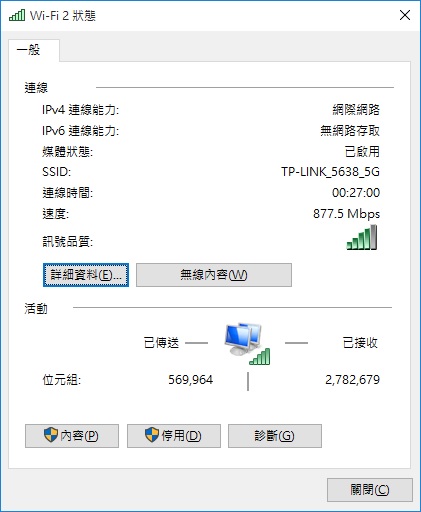 區域網路的速度