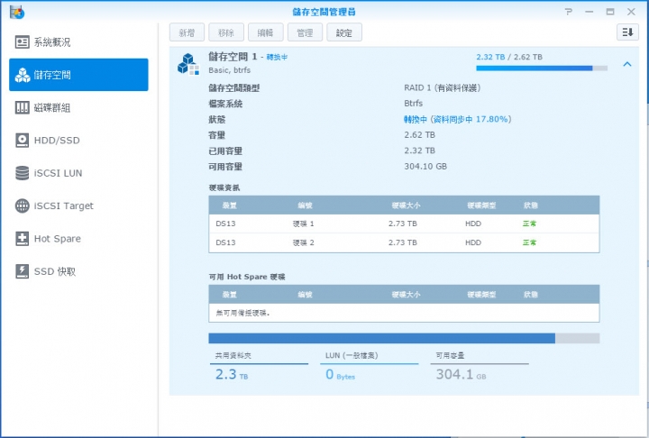 就是要 Snapshot - Synology DS415+ 升級 Btrfs 分享.