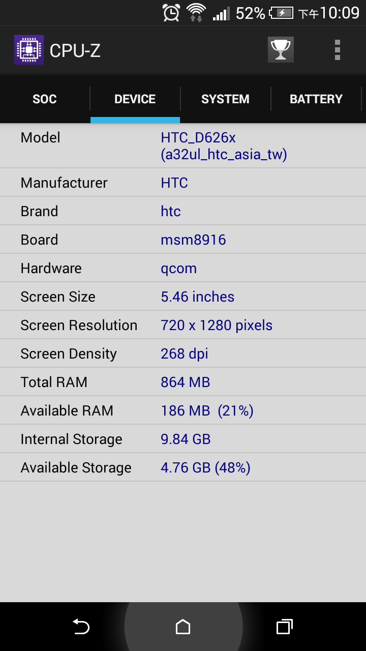 HTC 626 是否買到的都是1GB的?