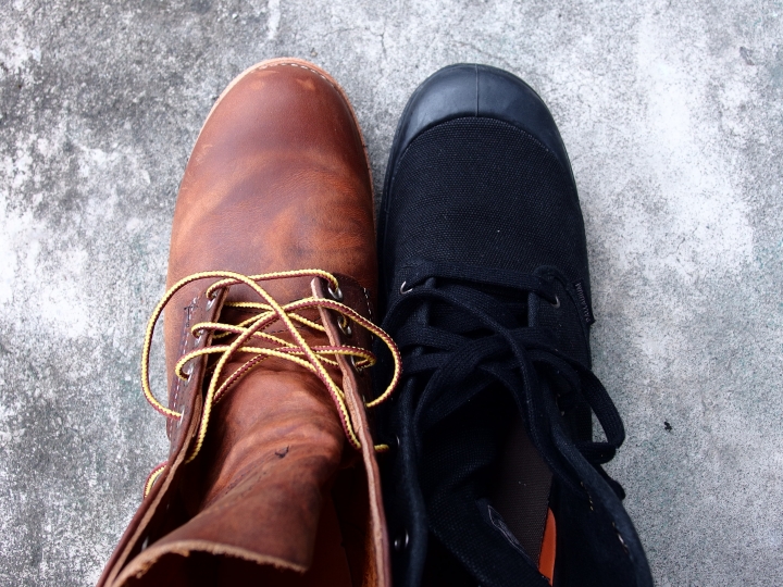 開箱Red wing 9111 與Palladium