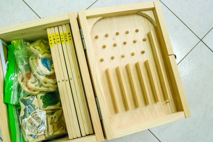 木製玩具 - 九合一學齡前幼兒遊戲套件