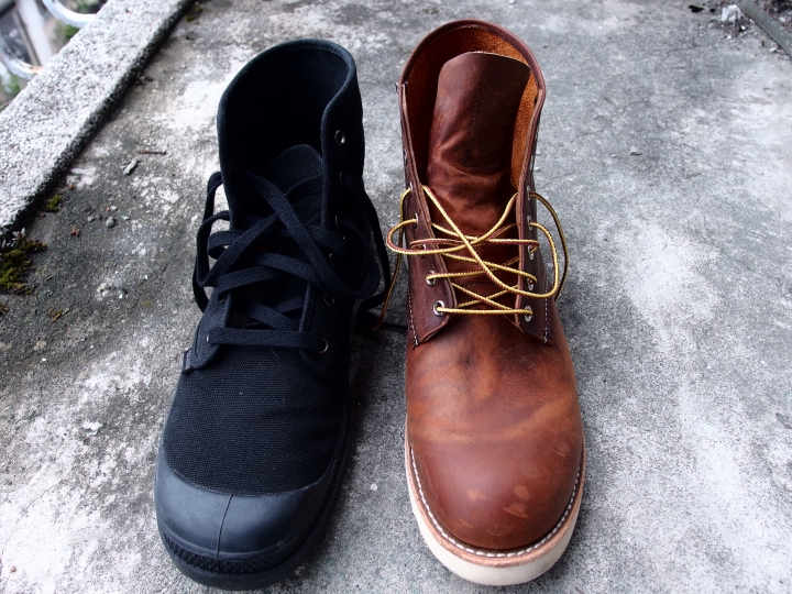 開箱Red wing 9111 與Palladium