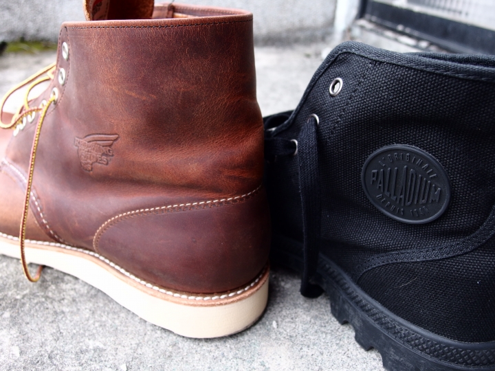 開箱Red wing 9111 與Palladium