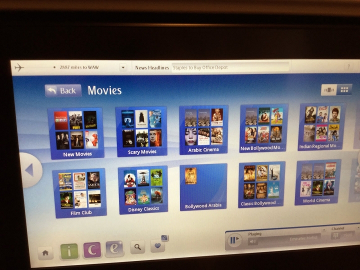 阿聯酋航空。2015歐洲航線體驗不同點來回(華沙進、布拉格回)