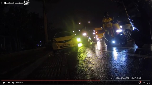電車也要雙鏡頭 大黃蜂行車紀錄器on Gogoro
