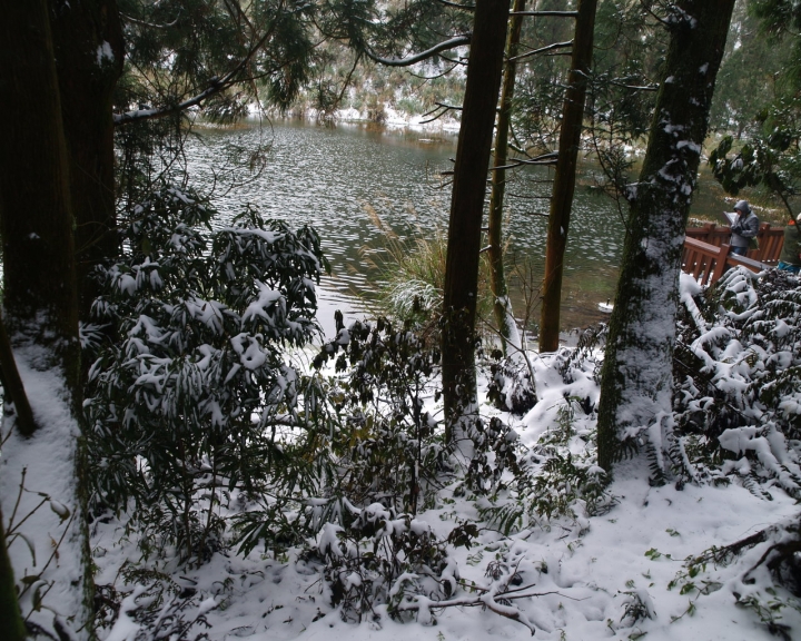 夢幻湖雪景之單車行
