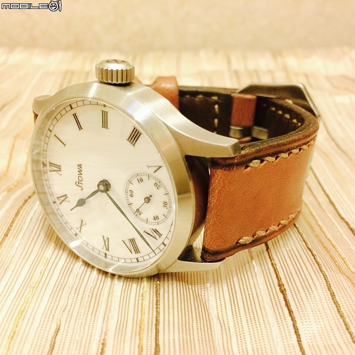 【開箱】WOTANCRAFT 沃坦匠藝真品古董二戰皮革彈藥袋錶帶 For STOWA M.O.