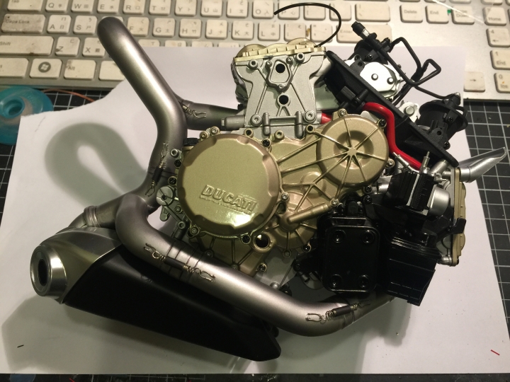 DUCATI 1299 POCHER 1/4 模型+SMD燈