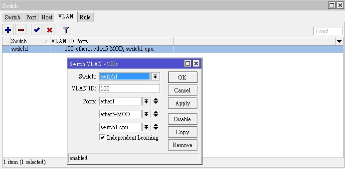 使用VLAN連接MOD Part 4