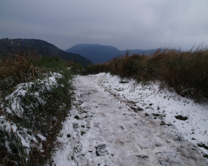 夢幻湖雪景之單車行