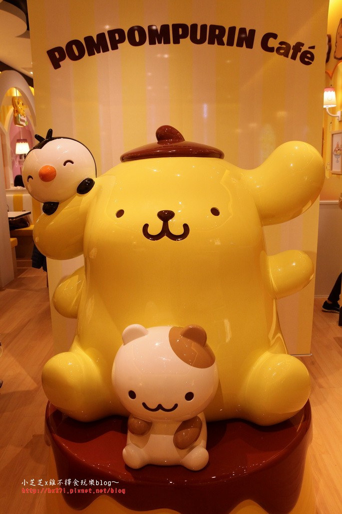 【台北美食】布丁狗餐廳可愛登場 pompompurin café 布丁狗太古錐啦~人氣直逼HELLO KITTY~