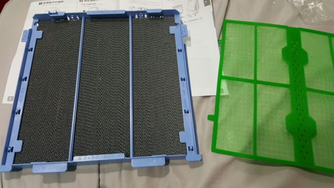 1年後更新換大金離子化線「雙開箱」SHARP/JD50與DAIKIN/mc75lsc空氣清淨機