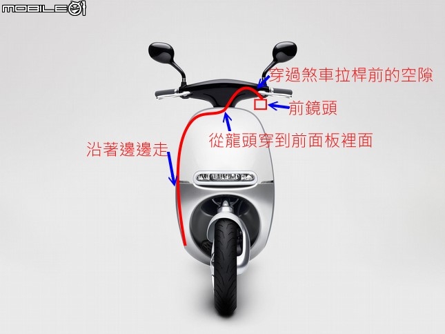電車也要雙鏡頭 大黃蜂行車紀錄器on Gogoro