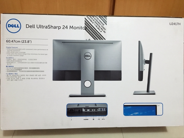 簡單開箱 Dell U2417H