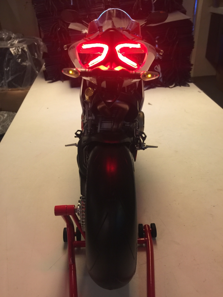 DUCATI 1299 POCHER 1/4 模型+SMD燈