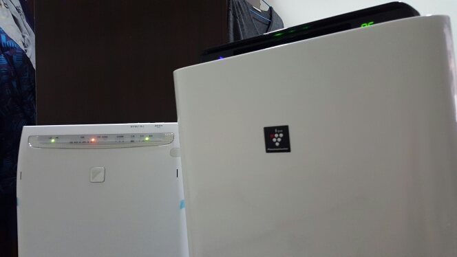 1年後更新換大金離子化線「雙開箱」SHARP/JD50與DAIKIN/mc75lsc空氣清淨機