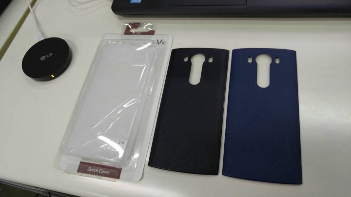 LG V10無線充電 (商家所號稱的真皮湛藍) 背蓋分享 不專業多圖P開箱