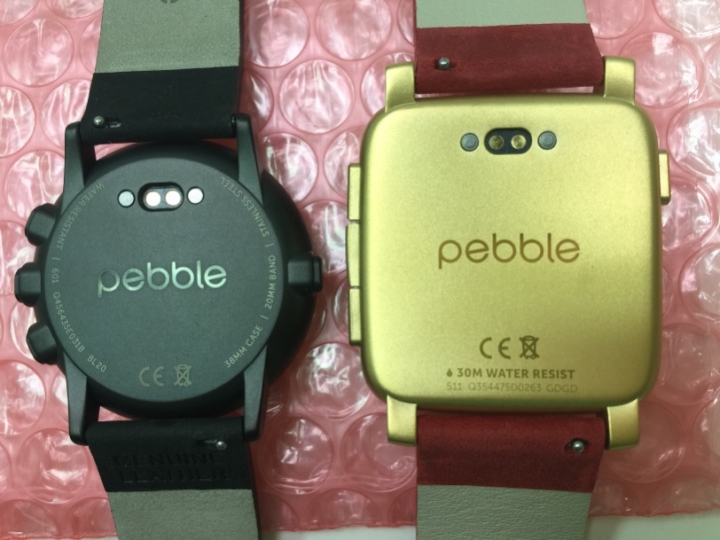 Pebble Time Steel & Pebble Time Round 智慧型手錶簡易雙開箱 及 使用心得