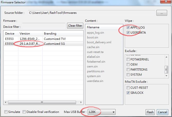 Xperia C5 Ultra E5553 SG 29.1.A.0.87_R3A