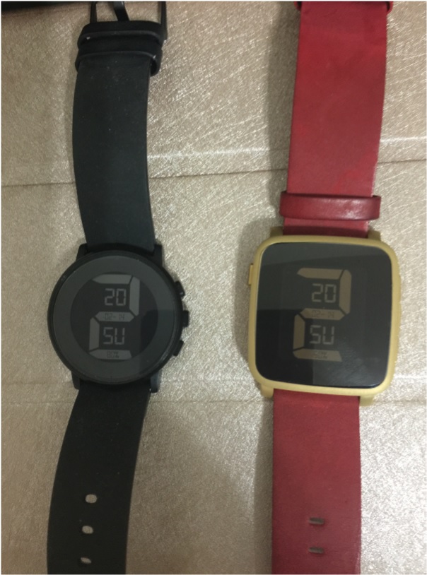 Pebble Time Steel & Pebble Time Round 智慧型手錶簡易雙開箱 及 使用心得
