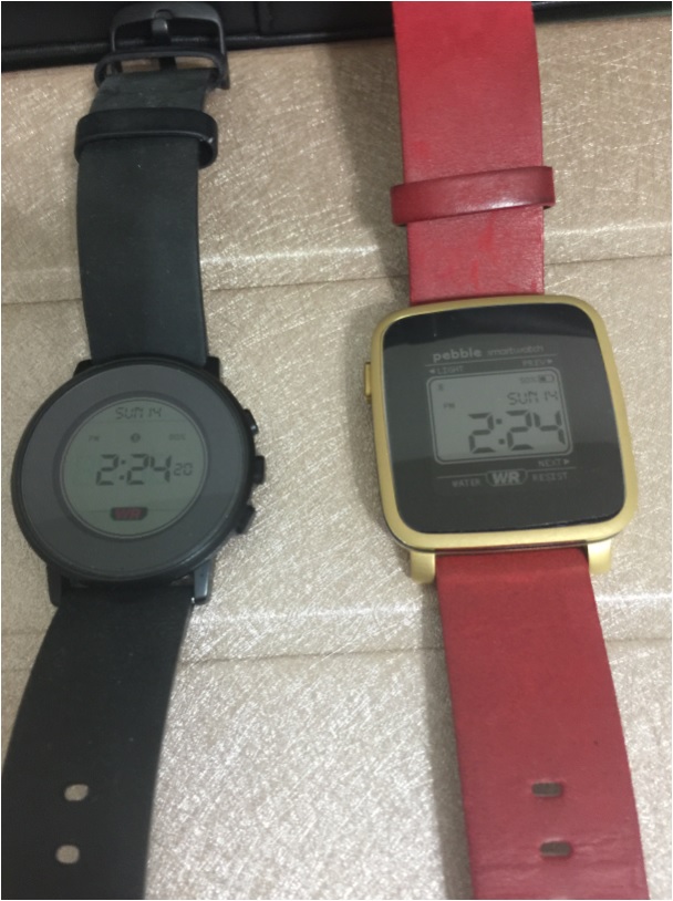 Pebble Time Steel & Pebble Time Round 智慧型手錶簡易雙開箱 及 使用心得