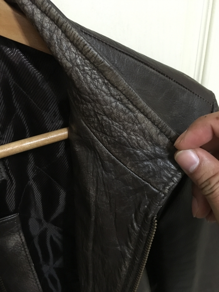 皮衣染色一問