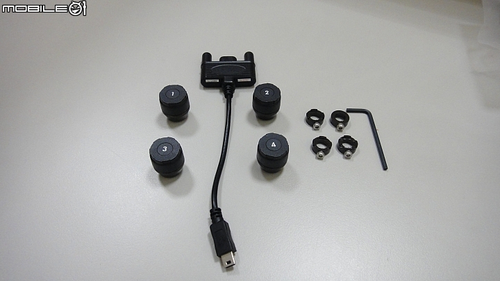 Mio 688+Mio T25 kit胎外式胎壓偵測開箱分享&故障分享。2017-6-25當機,更換機板。