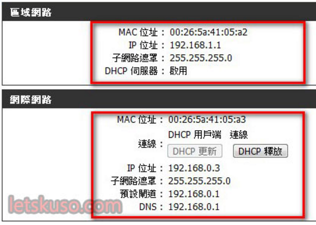 請問IP分享器裡面有兩張網卡麼?