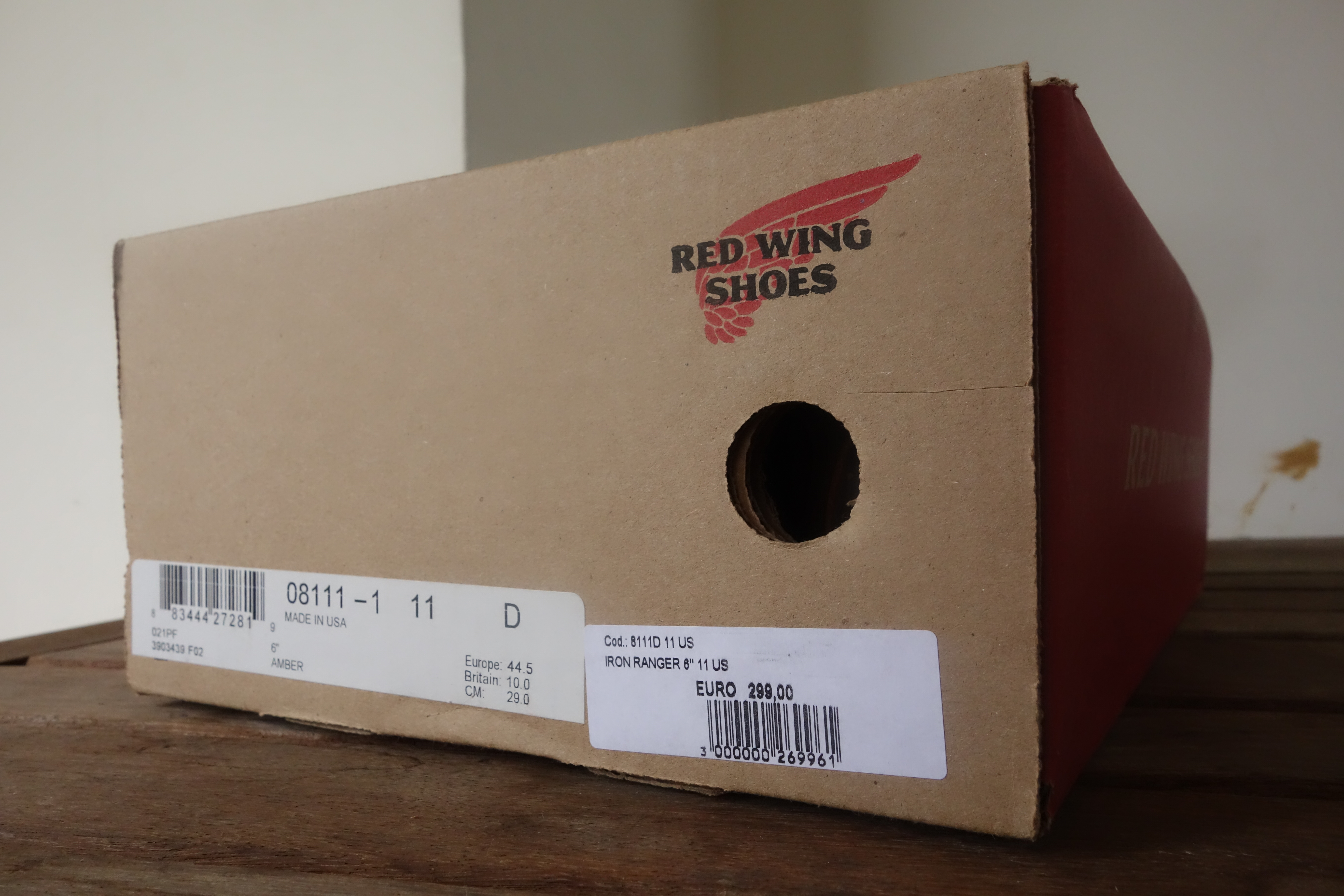 RED WING IRON RANGER 8111 開箱~