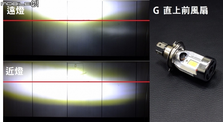 【不專業評測】 多款H4 LED 大燈燈泡