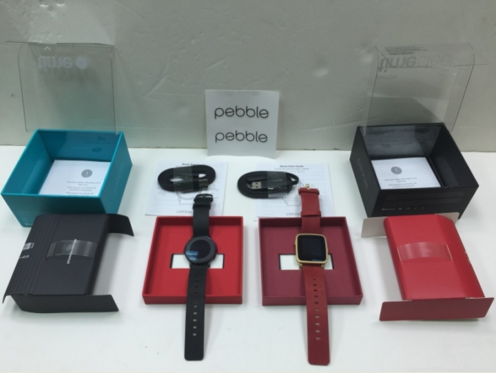 Pebble Time Steel & Pebble Time Round 智慧型手錶簡易雙開箱 及 使用心得