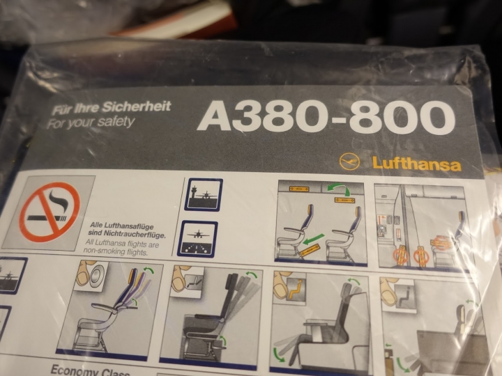 德國航空Lufthansa。2016歐洲航線體驗--空中巴士A380-800(經法蘭克福Frankfurt到林茲Linz)