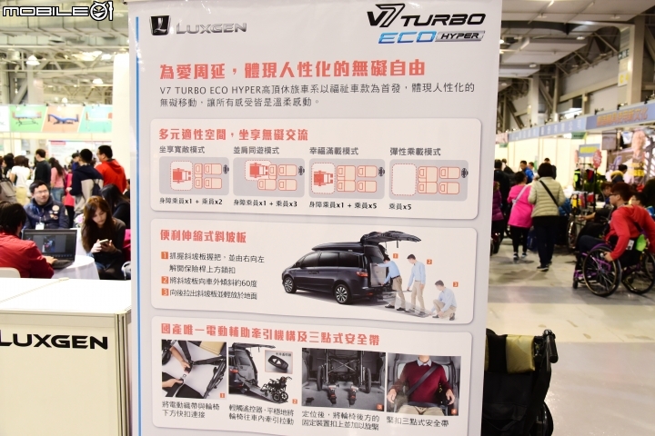 【採訪】多方位照護幫手  Luxgen V7 Turbo Eco Hyper現身健康照護輔具大展