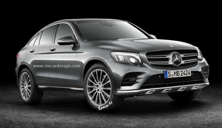 GLC Coupe 最新間諜照 -- Update, 紐約車展前大公開的廠照