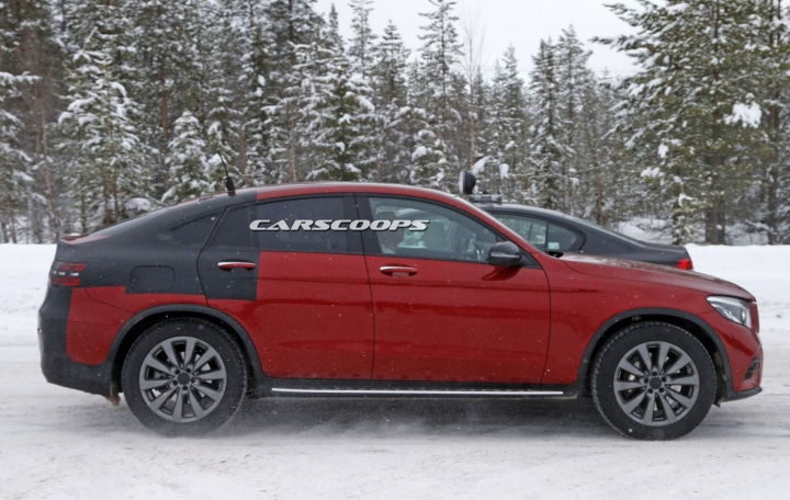 GLC Coupe 最新間諜照 -- Update, 紐約車展前大公開的廠照