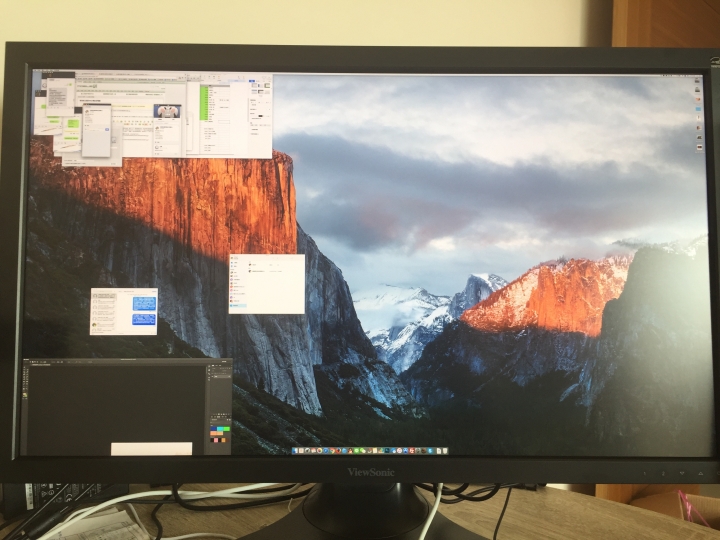 MBPR+外接螢幕VP2780-4K(開箱+問題)+EIZO EV2336W雙螢幕外接Lag...