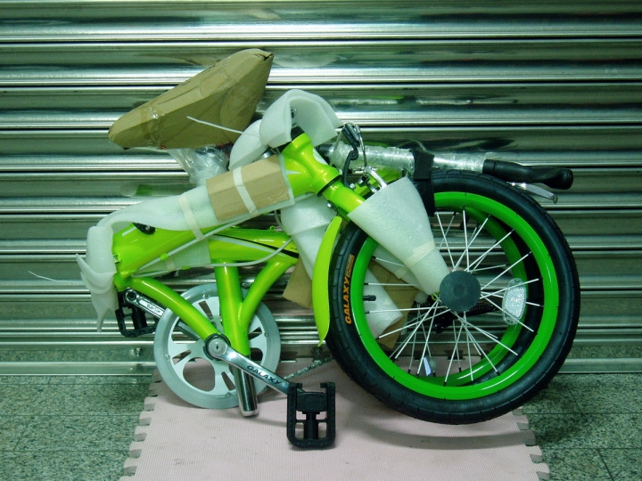 K1 單速16吋折疊車 . 開箱 + 改裝