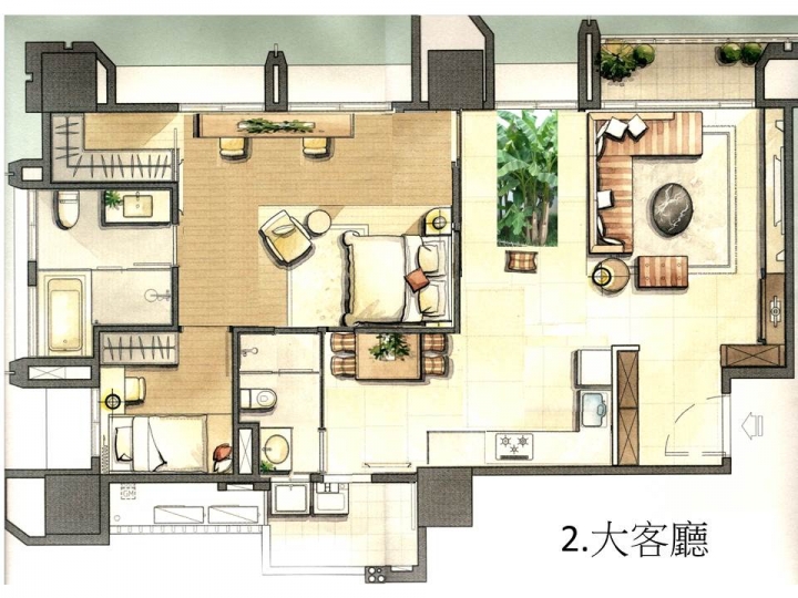 平面設計圖請教_想要大空間+大浴缸