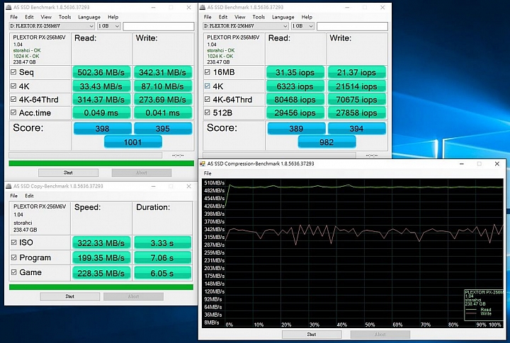 入門級 SSD 比拚,OCZ Trion 150、Plextor M6V 性能對戰