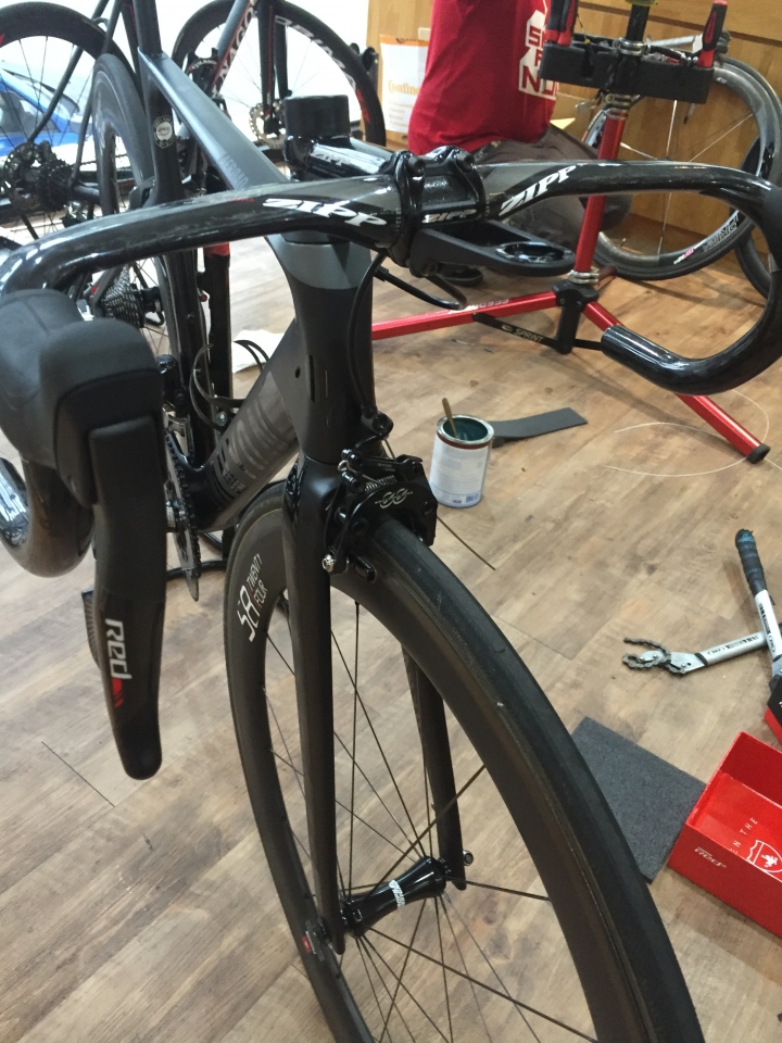 遲來的~sram etap小全套開箱....貼膜....裝車....路試!!!