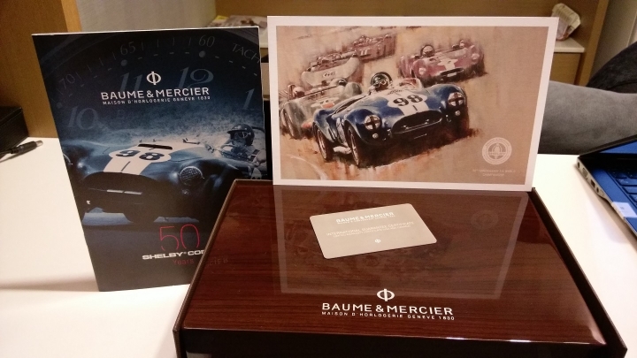 【開箱】BAUME & MERCIER Capeland Shelby Cobra: Limited Edition